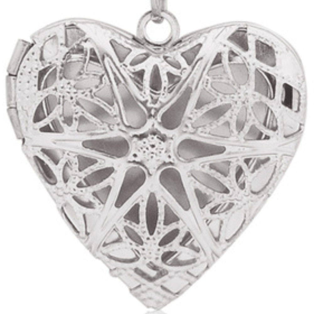 Locket Necklace - Open Your Heart Silver